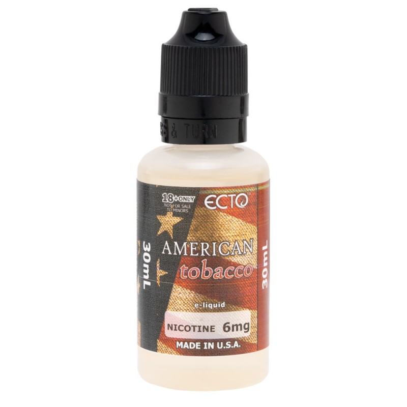 American Tobacco E Liquid 30mL ecto liquid